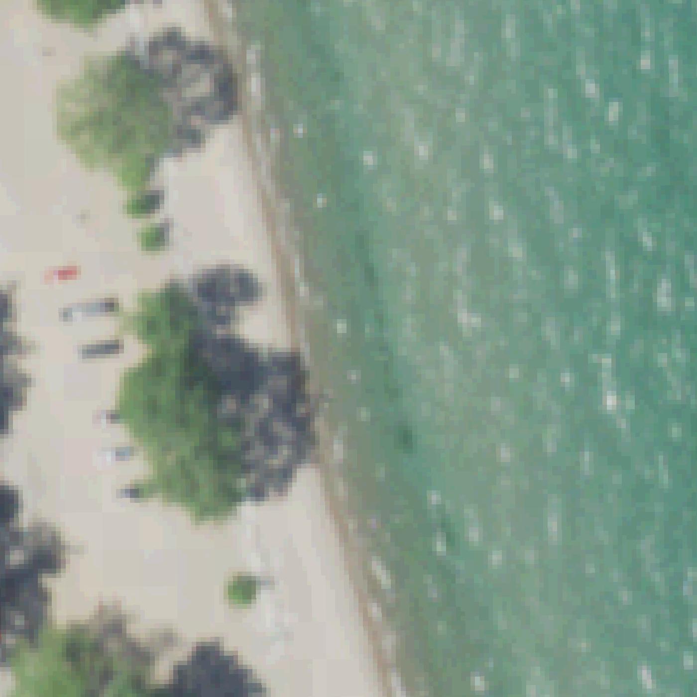 Aerial map of Carol Beach