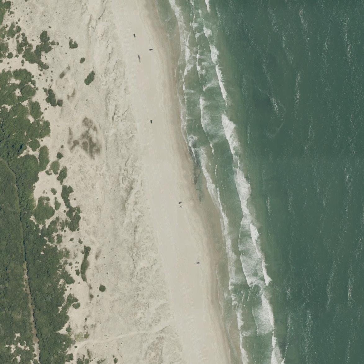Aerial map of Carova Beach