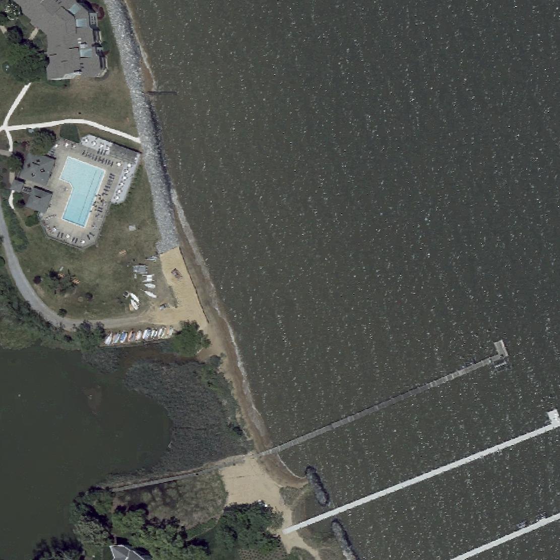 Aerial map of Carrs Beach