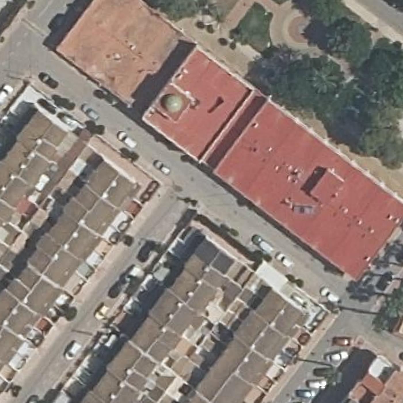 Aerial map of Casa de playa carmen