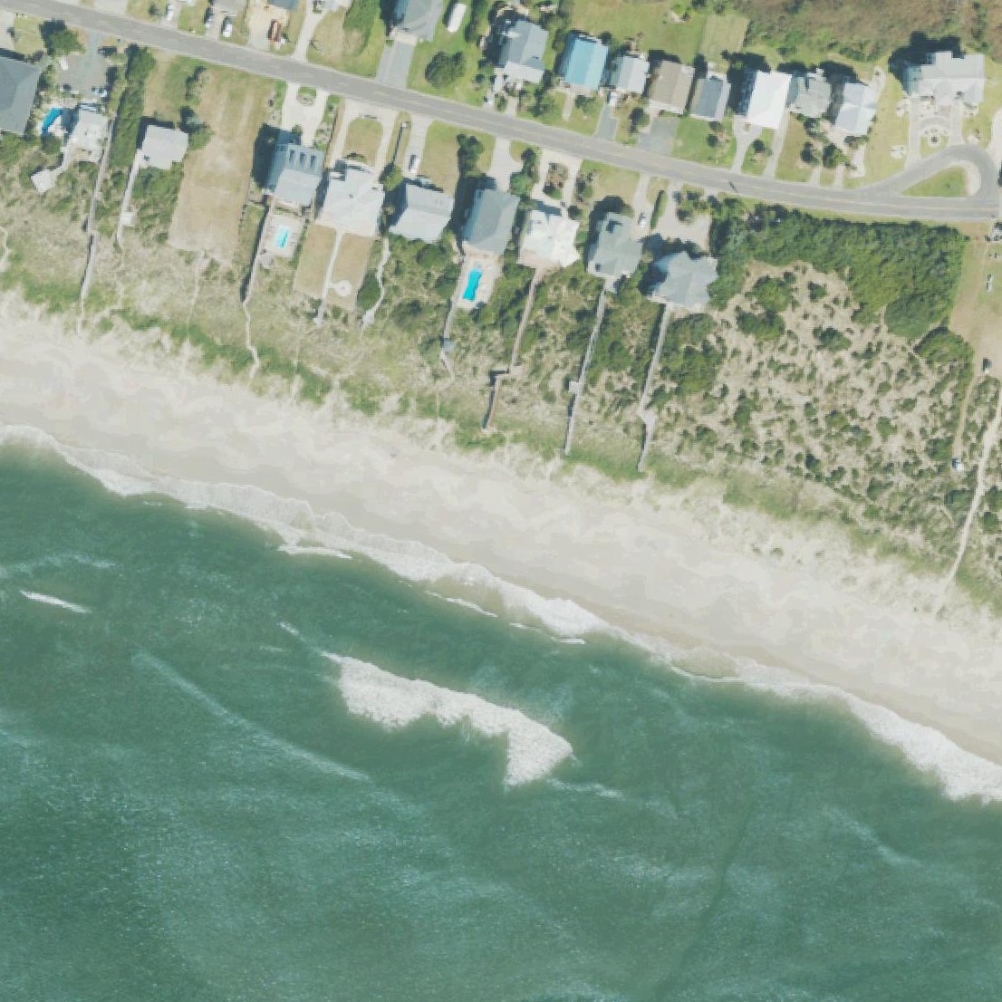 Aerial map of Caswell Beach