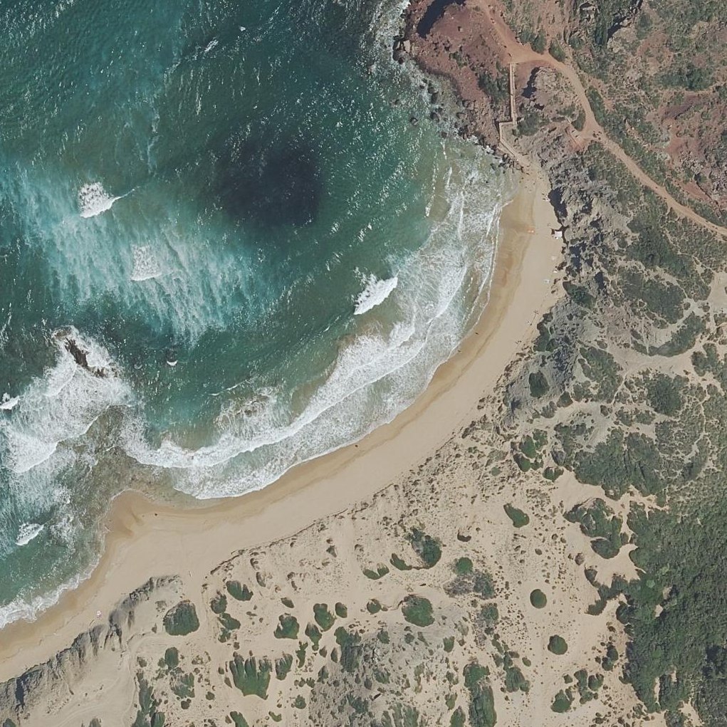 Aerial map of Cavalleria Beaches