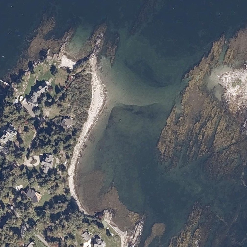 Aerial map of Cedar Beach