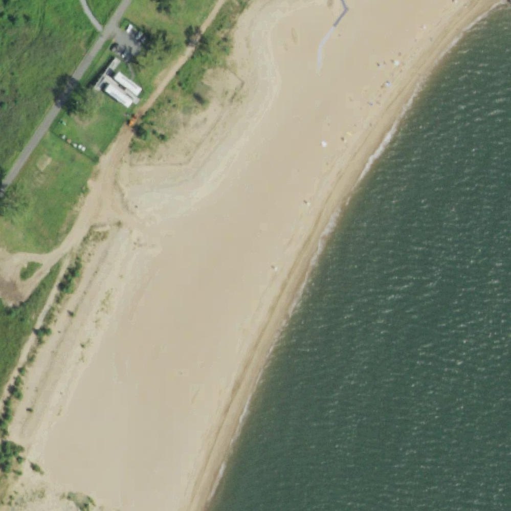 Aerial map of Cedar Grove Beach