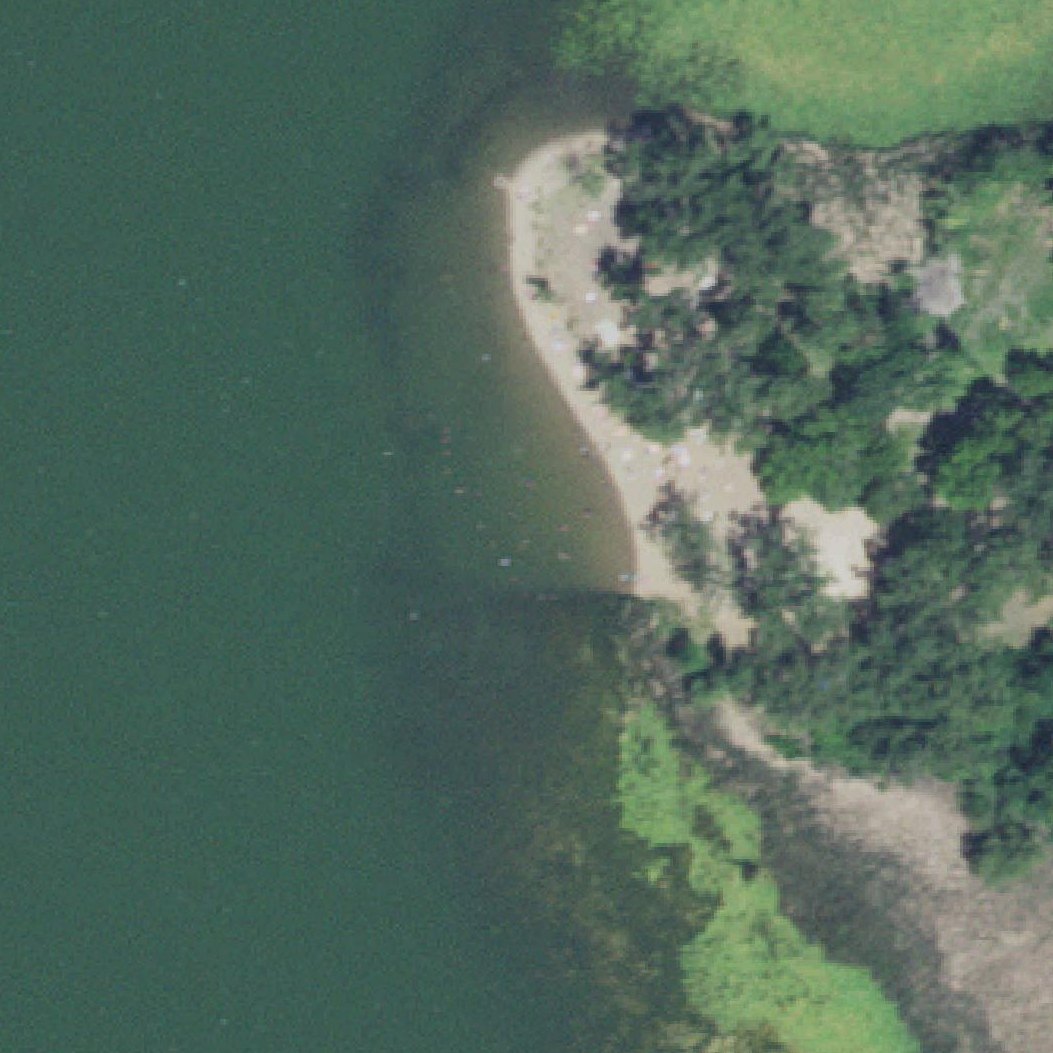 Aerial map of Cedar Lake East Beach