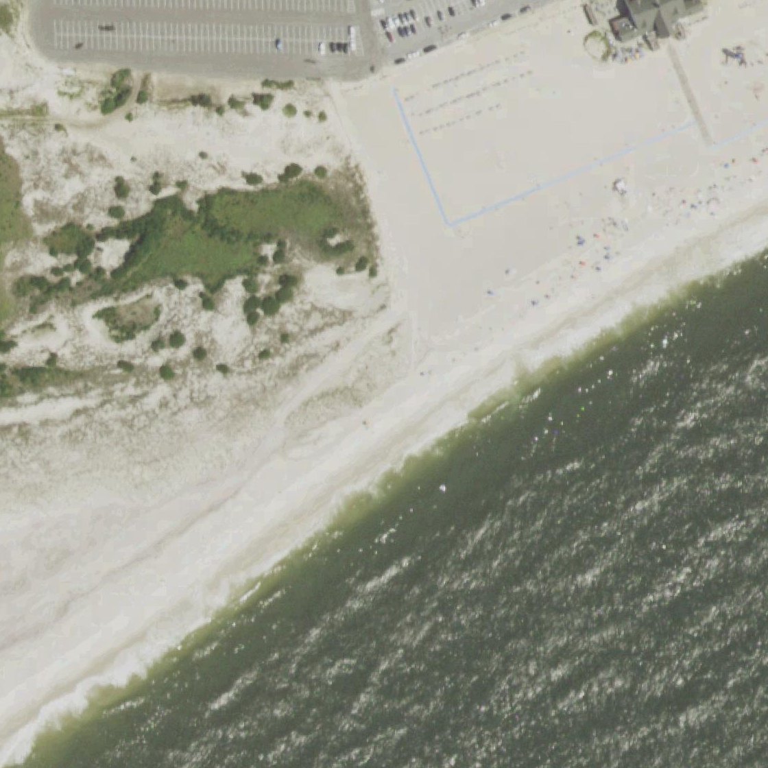 Aerial map of Cedar Overlook Beach
