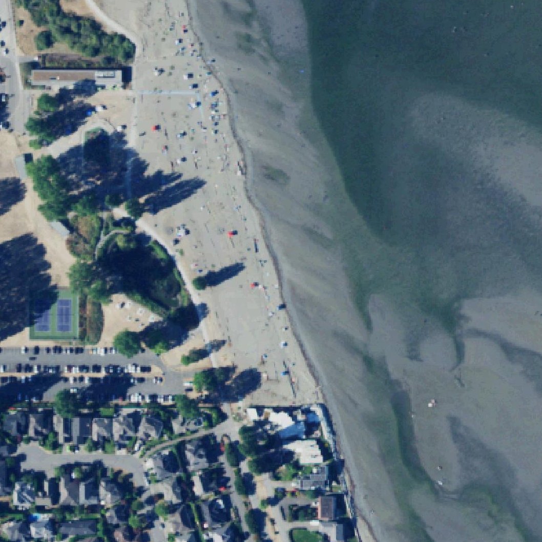 Aerial map of Centennial Beach