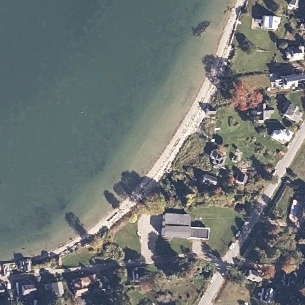 Aerial map of Centennial Beach