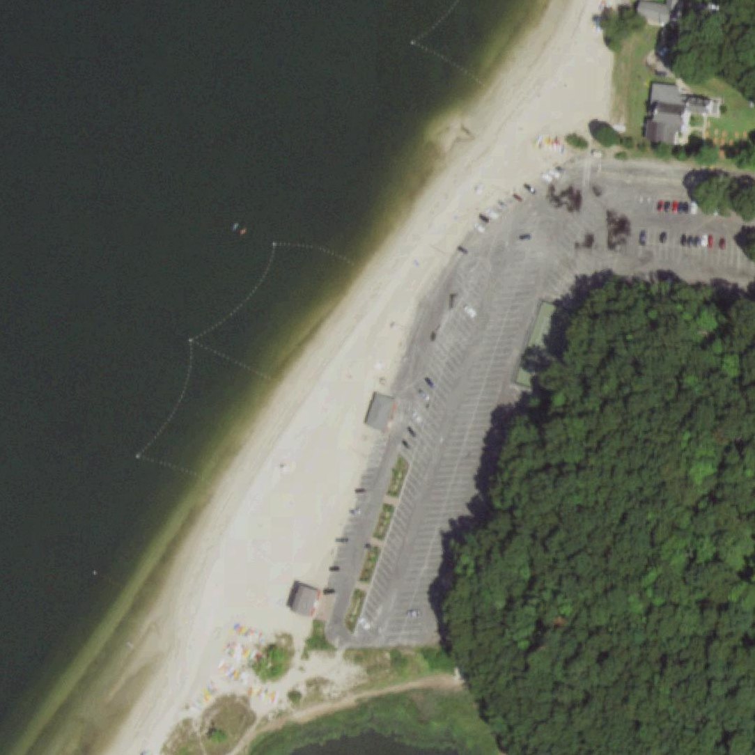 Aerial map of Centerport Beach Park