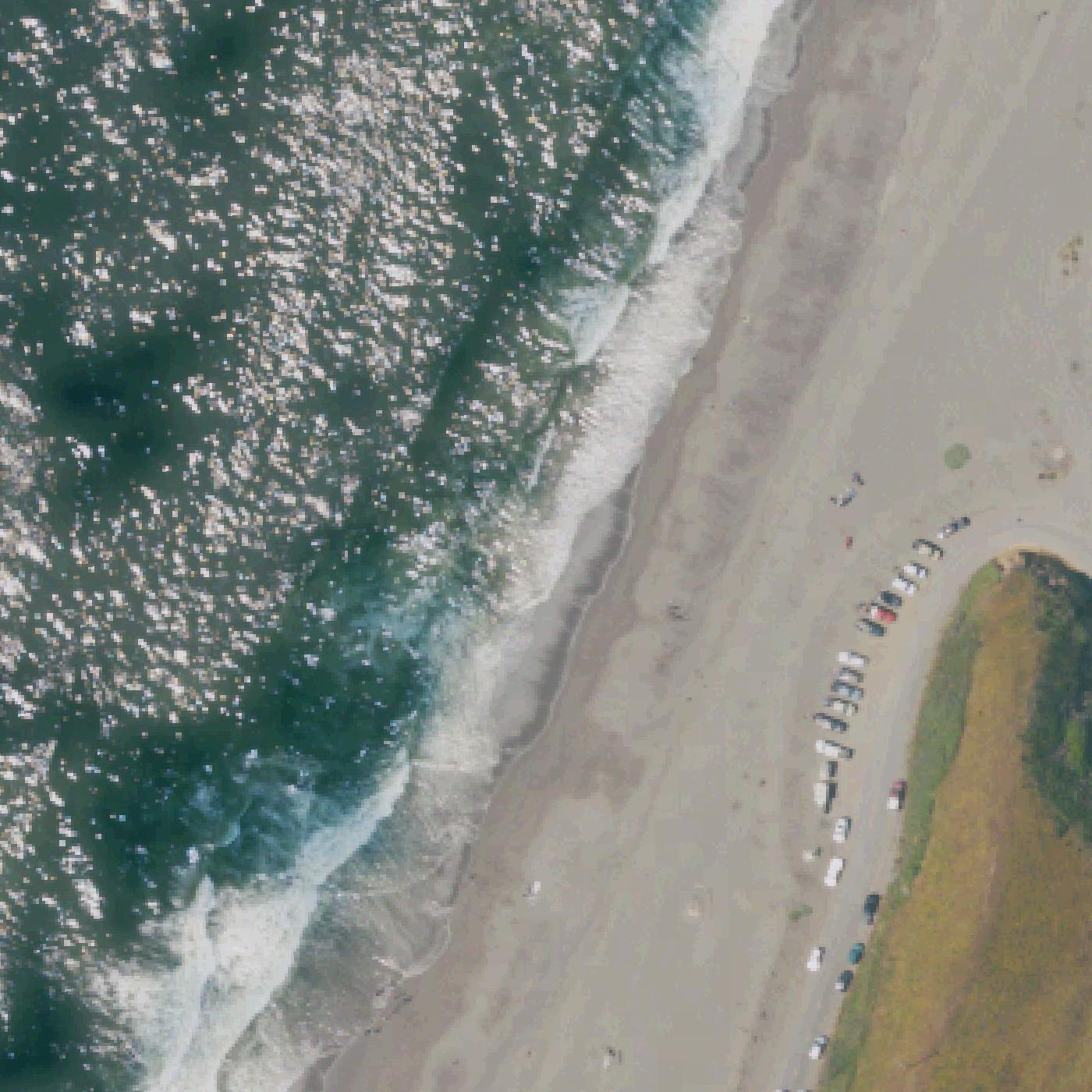 Aerial map of Centerville Beach County Park