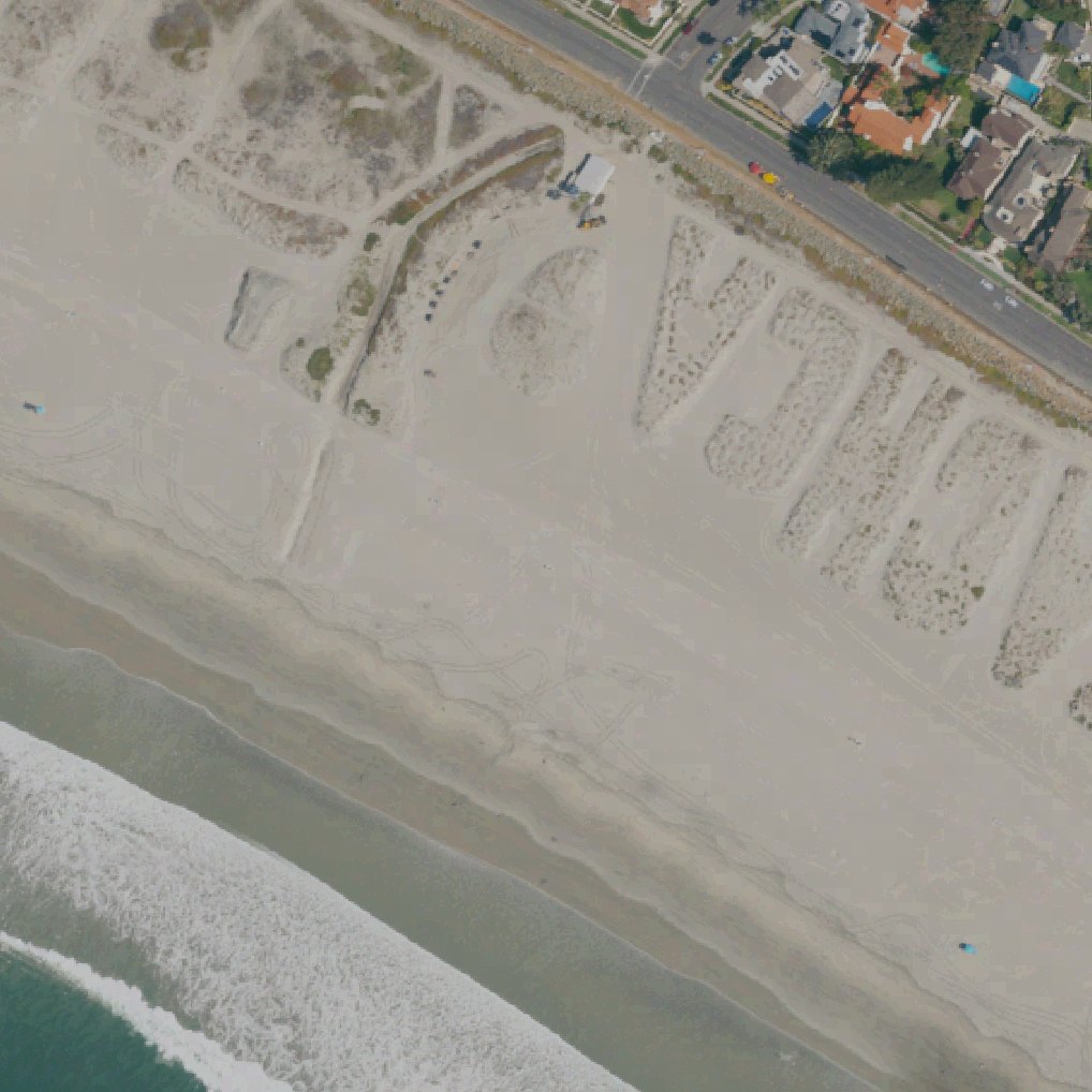 Aerial map of Central Beach