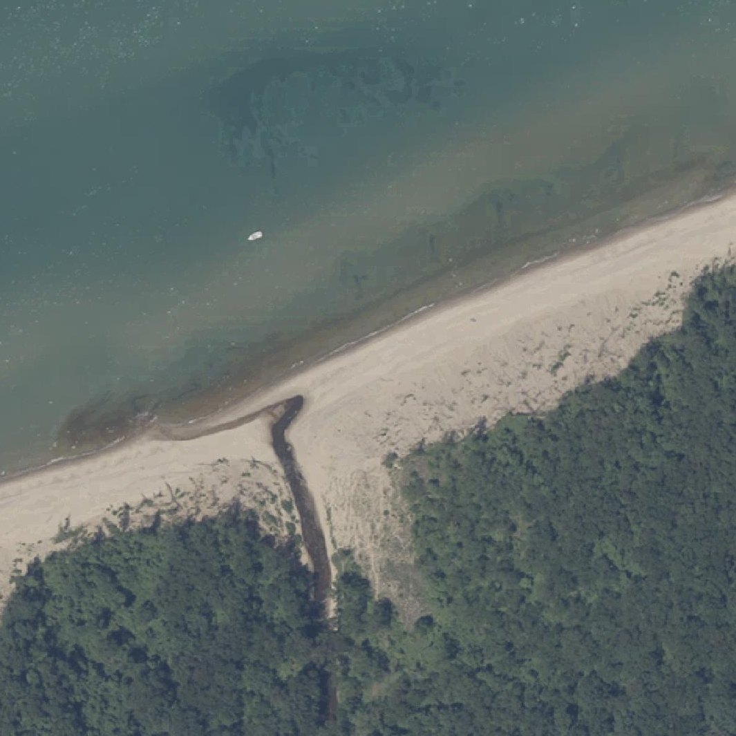 Aerial map of Central Beach