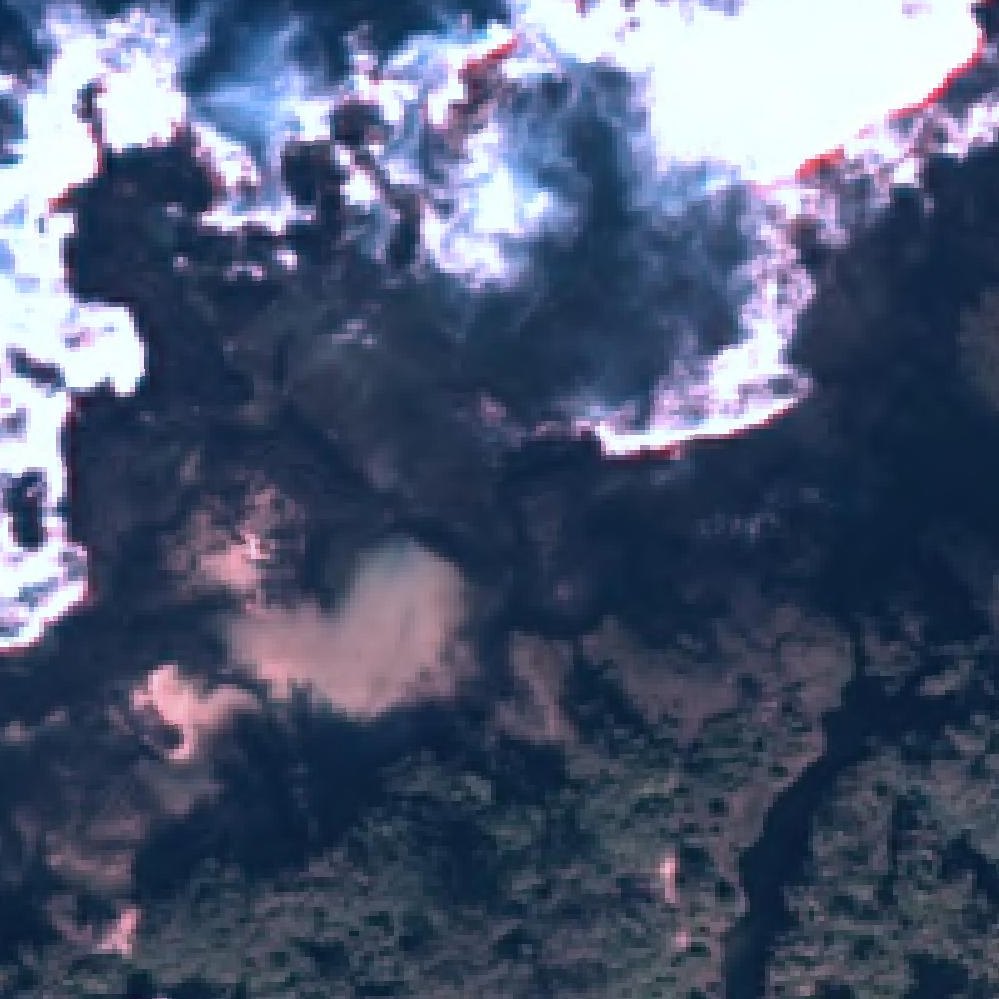 Aerial map of Chalk's Beach