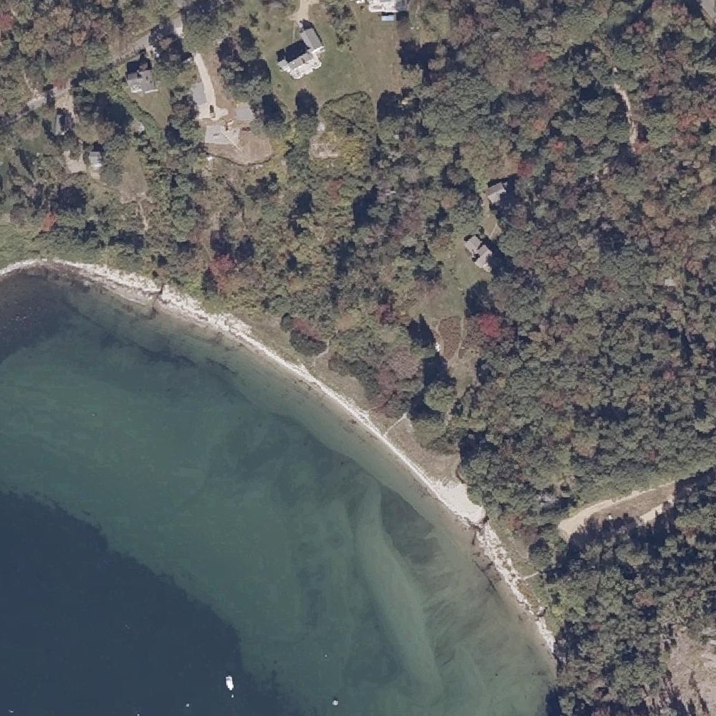 Aerial map of Chandler Cove Beach