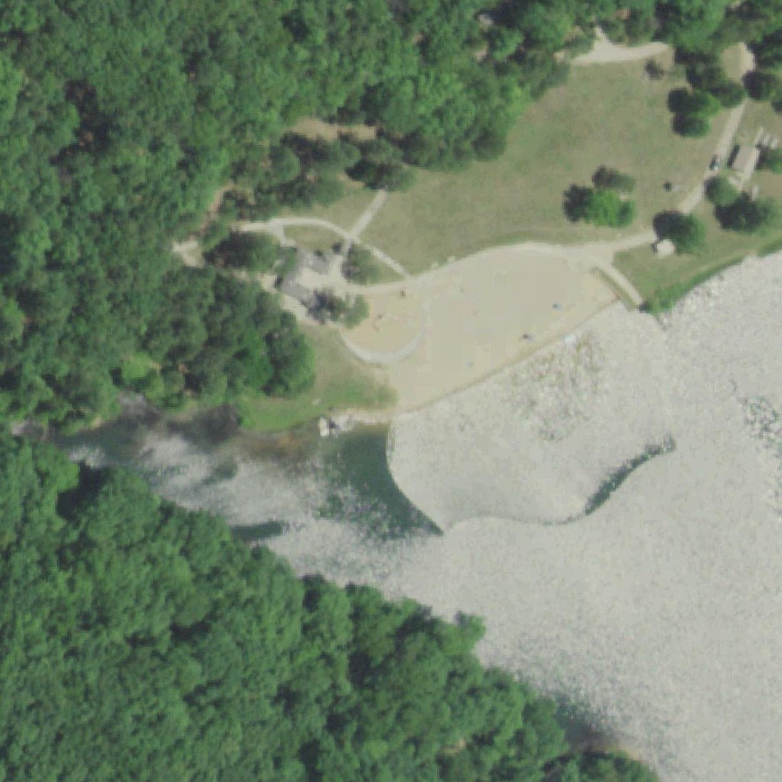 Aerial map of Chapel Hill Beach