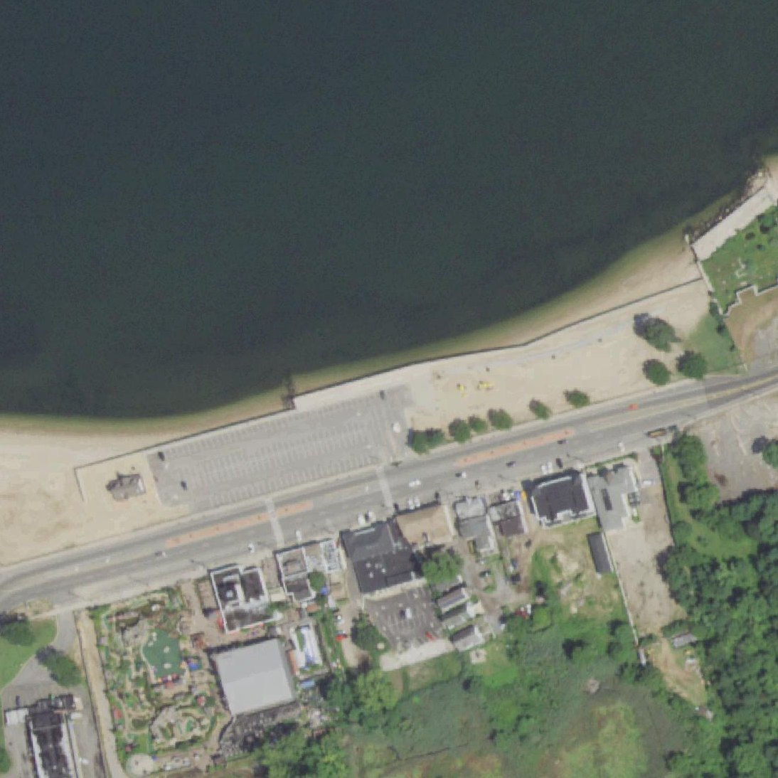 Aerial map of Charles E. Ransom Beach