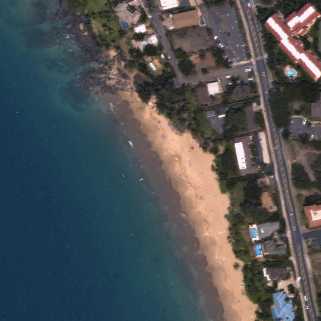 Aerial map of Charley Young Beach