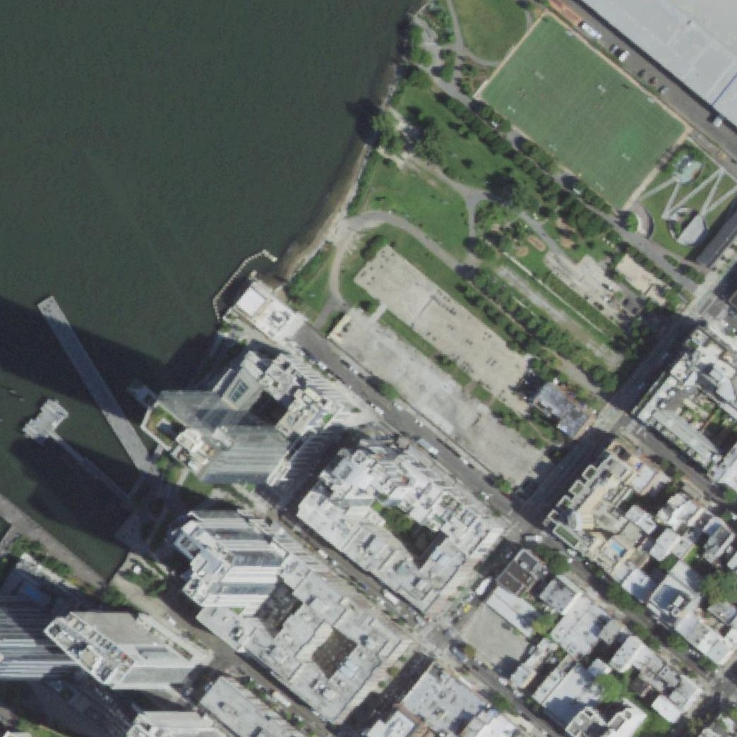 Aerial map of Charlotte Beach