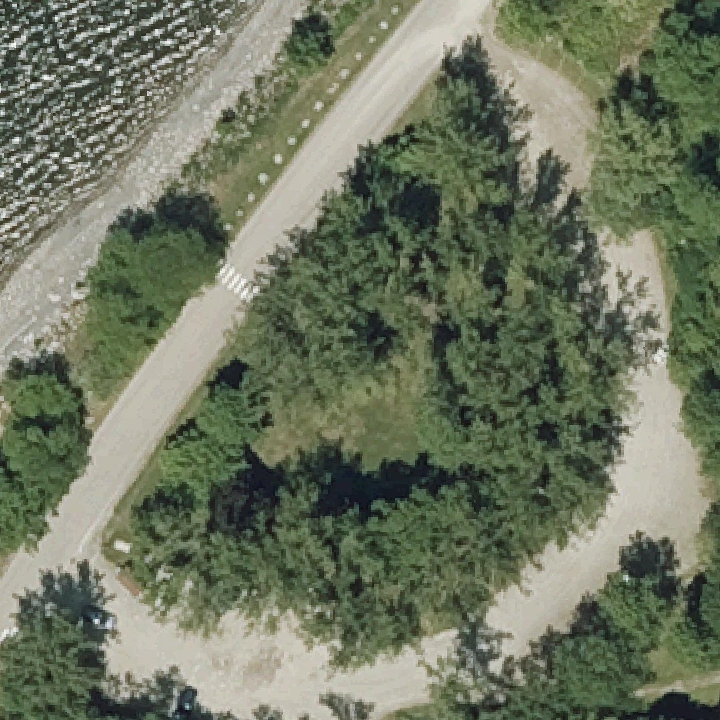Aerial map of Charlotte Town Beach