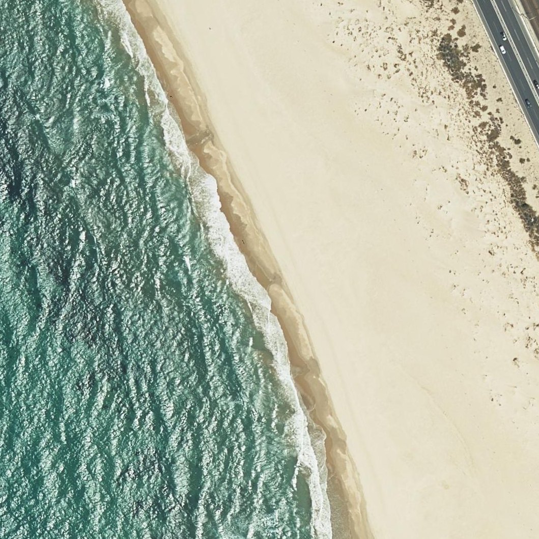 Aerial map of Chato Beach