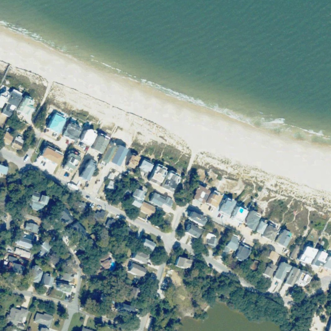 Aerial map of Chesapeake Beach Park