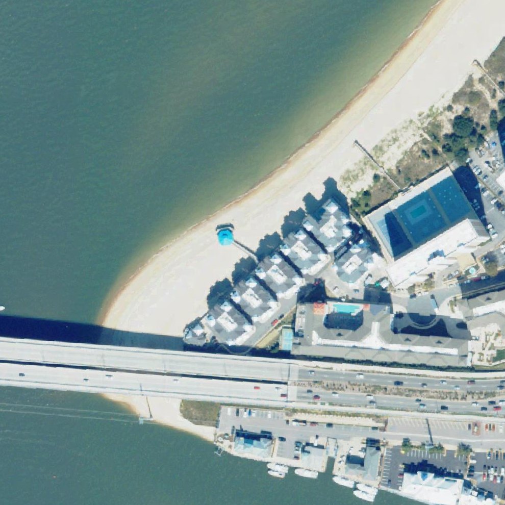 Aerial map of Chesapeake Beach