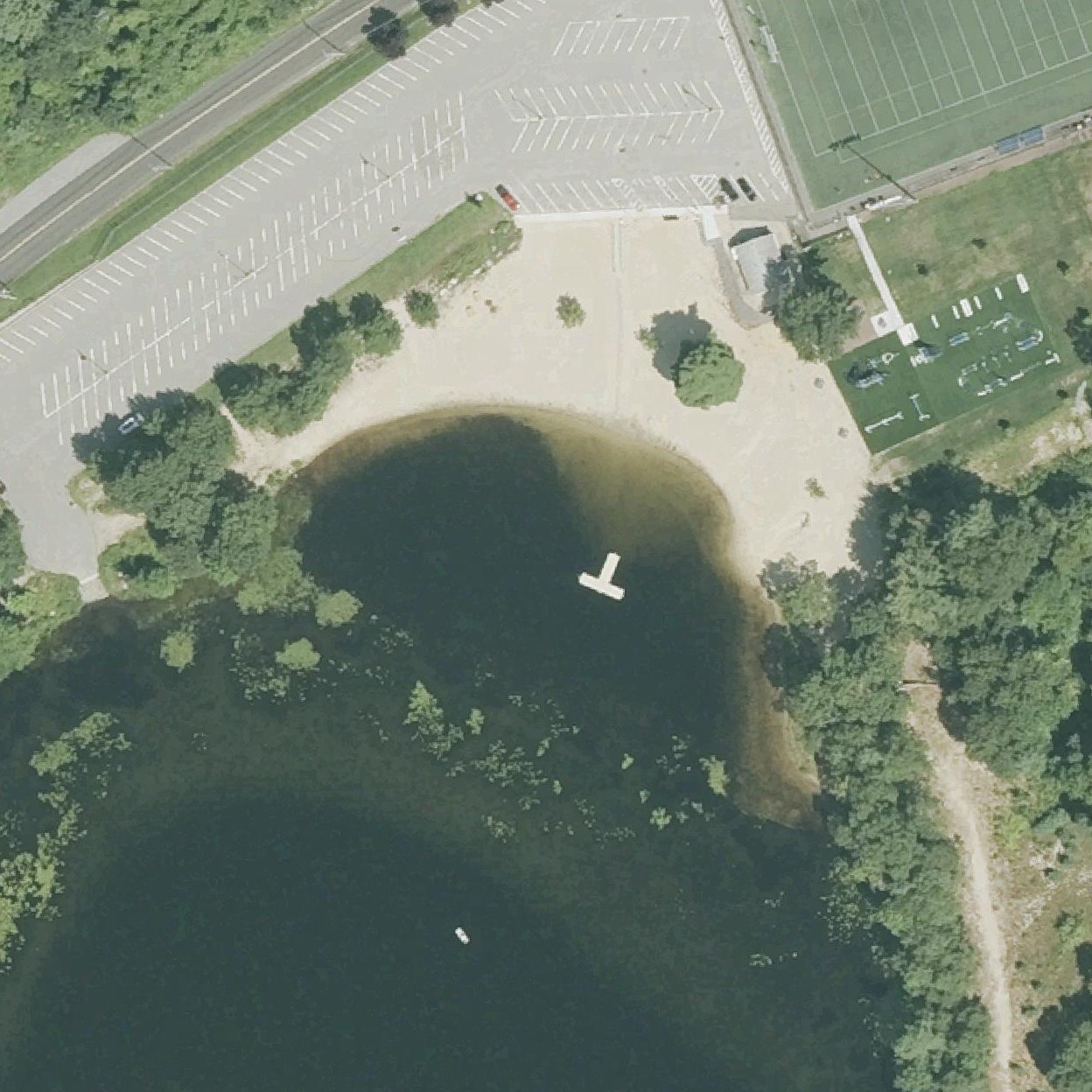 Aerial map of Chilson Beach