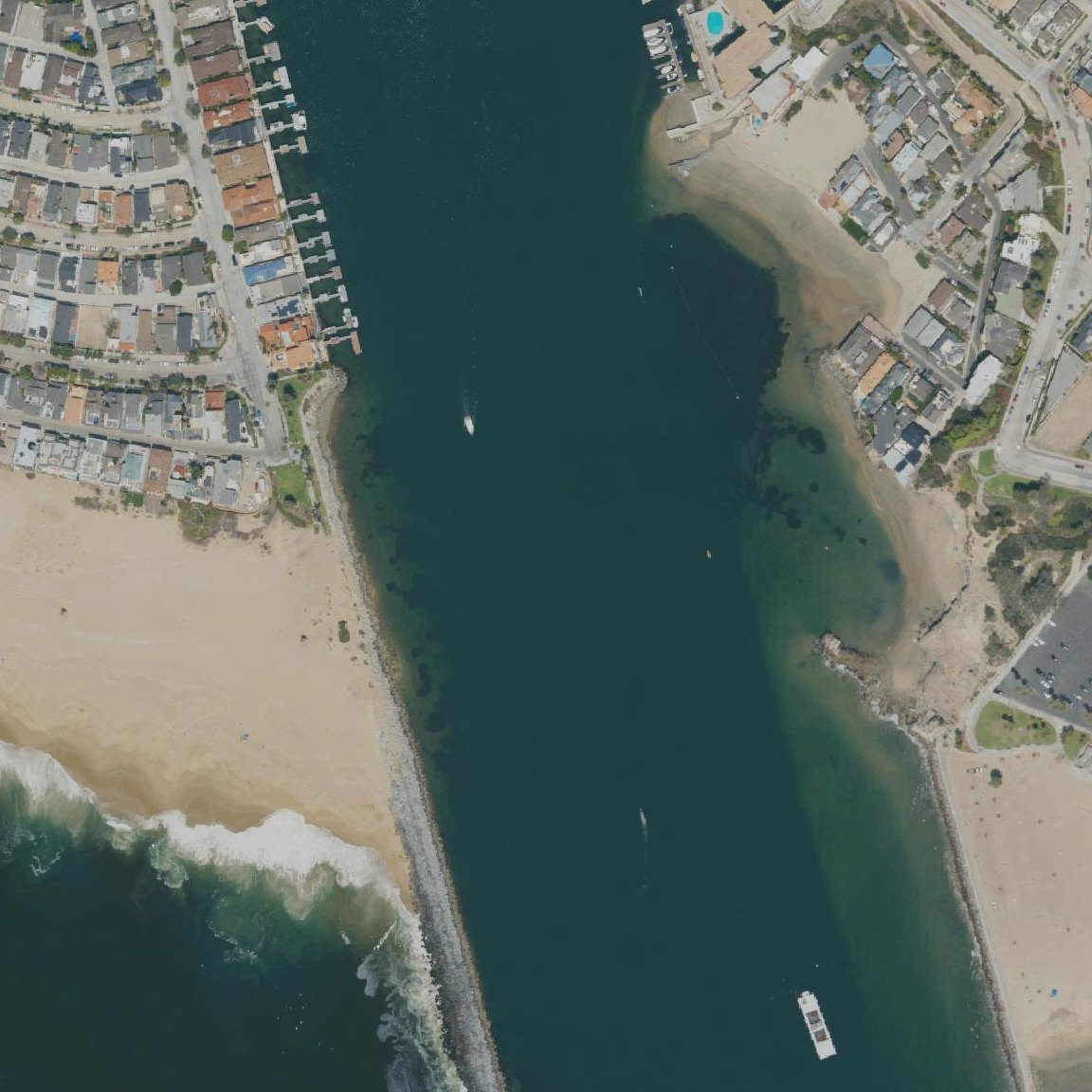 Aerial map of China Cove