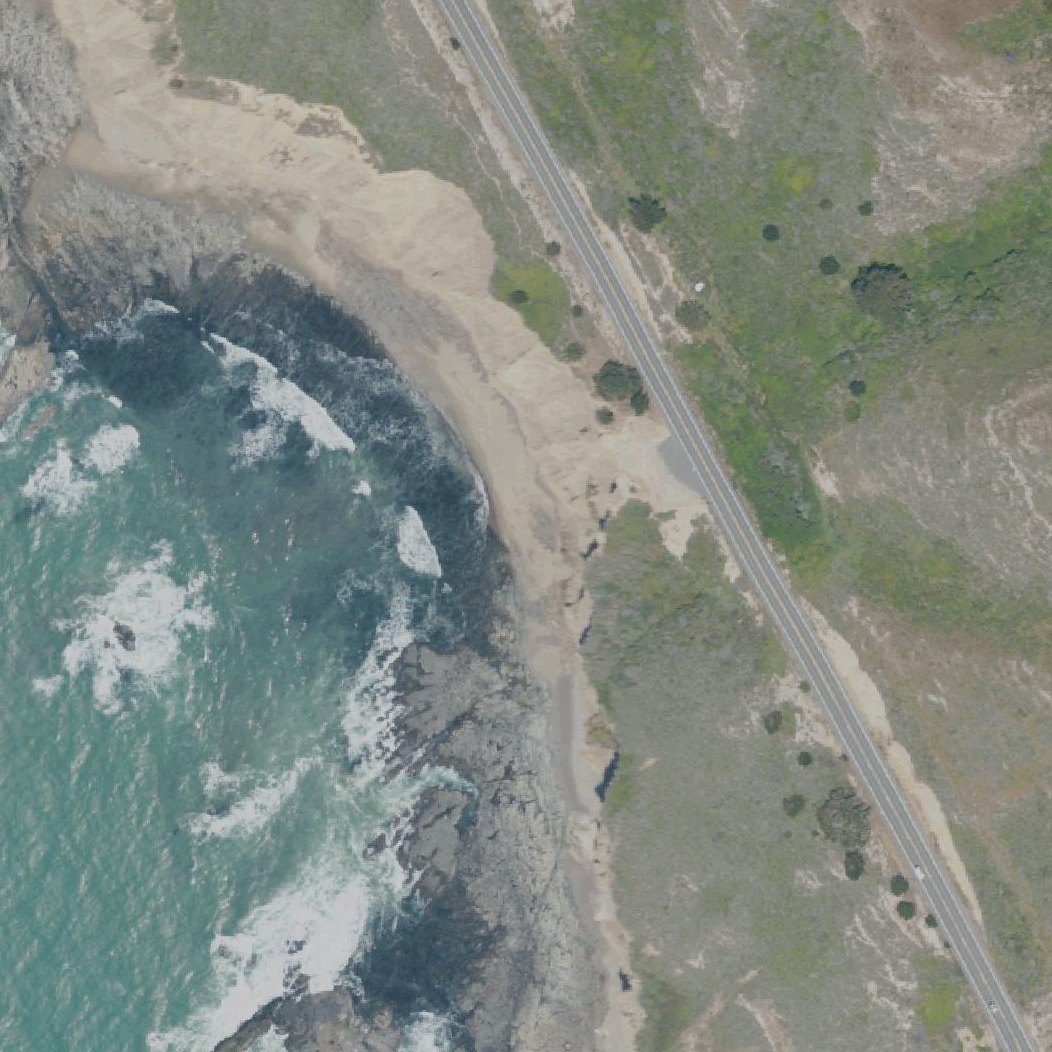 Aerial map of China Ladder Beach