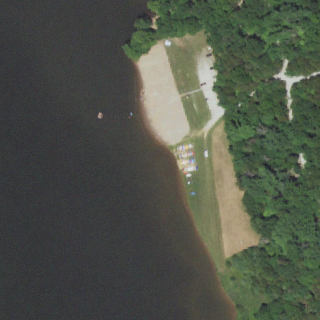 Aerial map of Cinova Beach