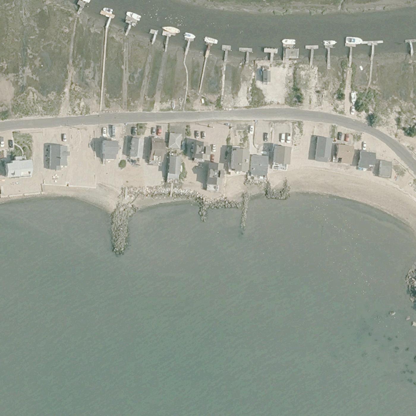 Aerial map of Circle Beach