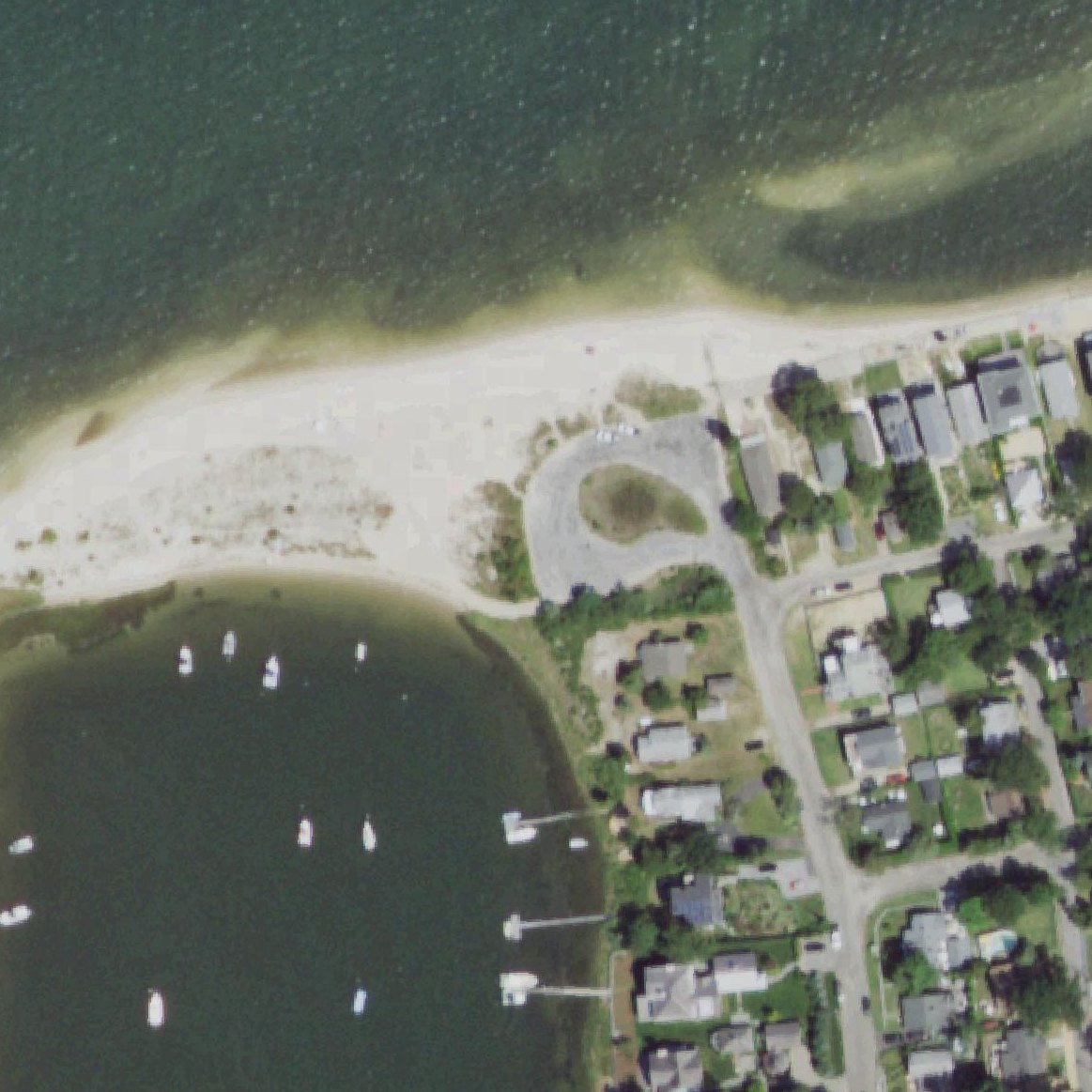 Aerial map of Circle Beach