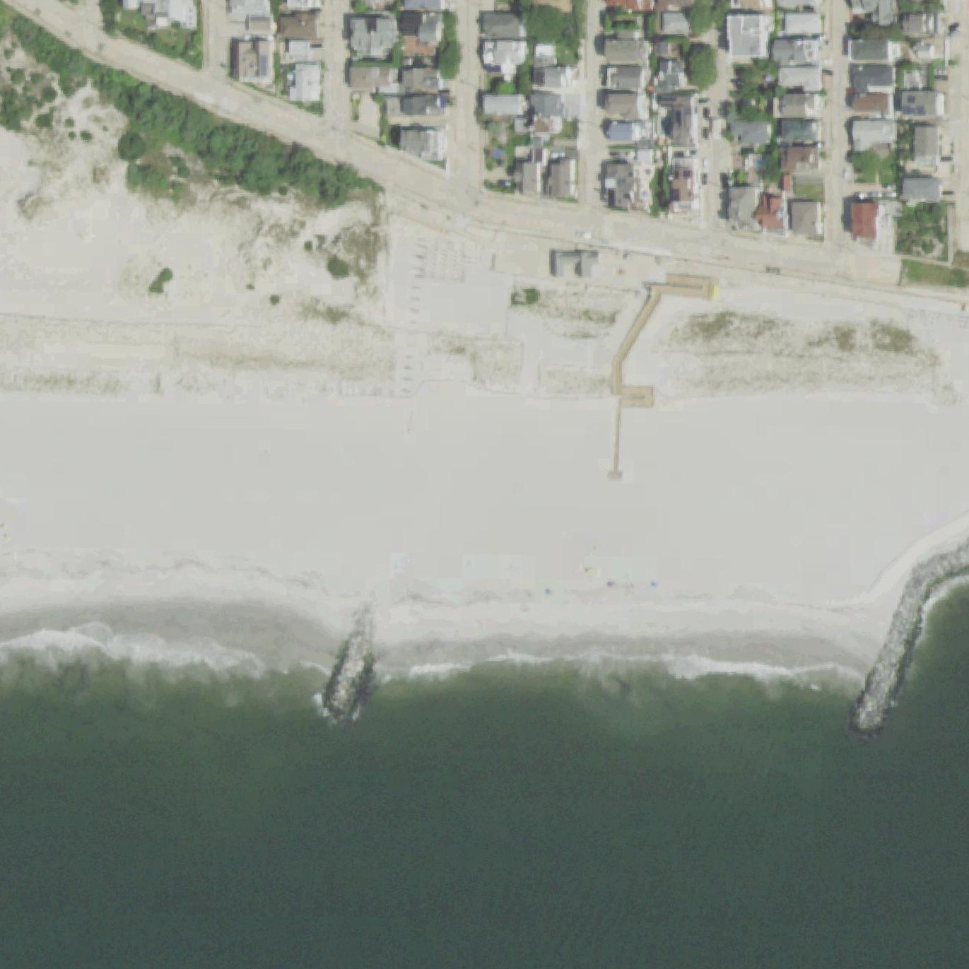 Aerial map of Civic Beach