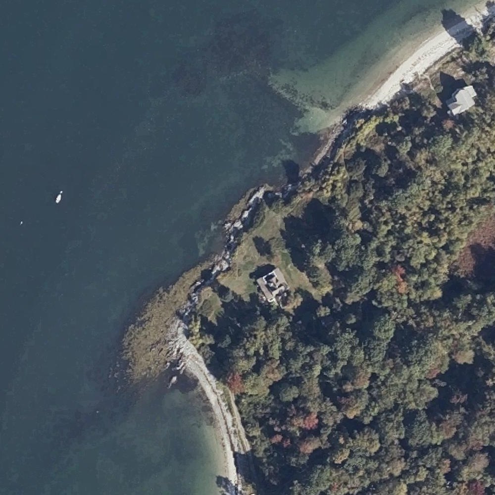 Aerial map of Clam Beach