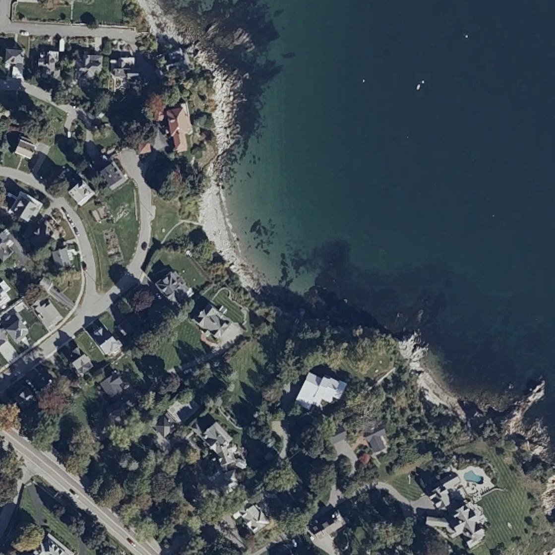 Aerial map of Cliff House Beach