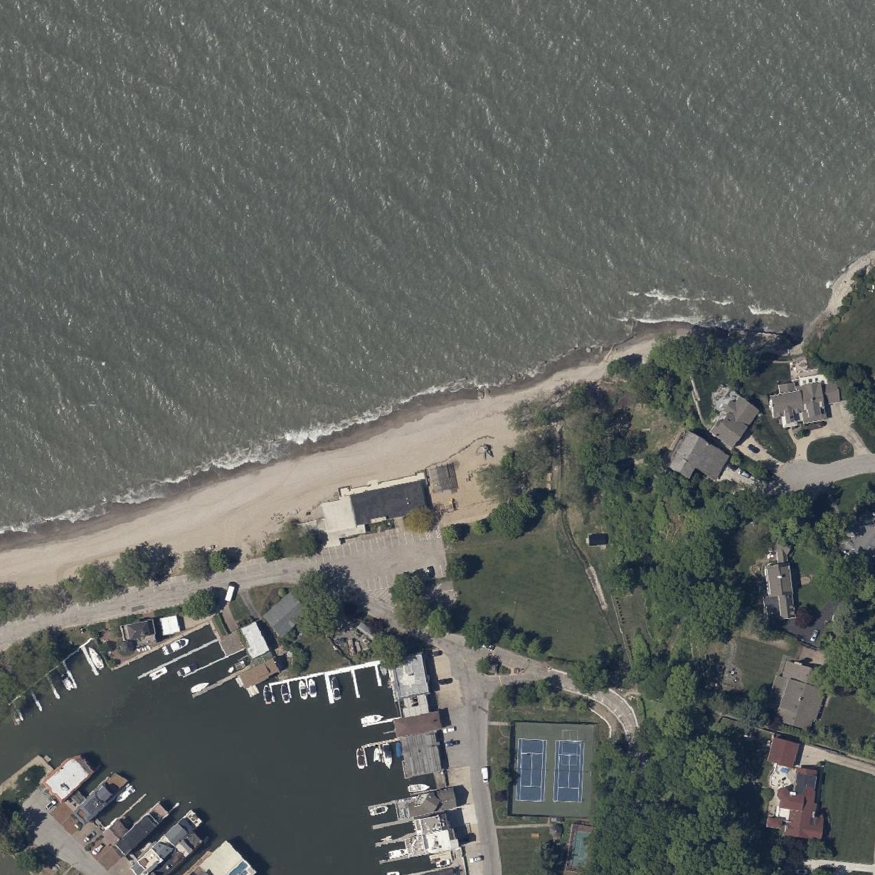 Aerial map of Clifton Beach
