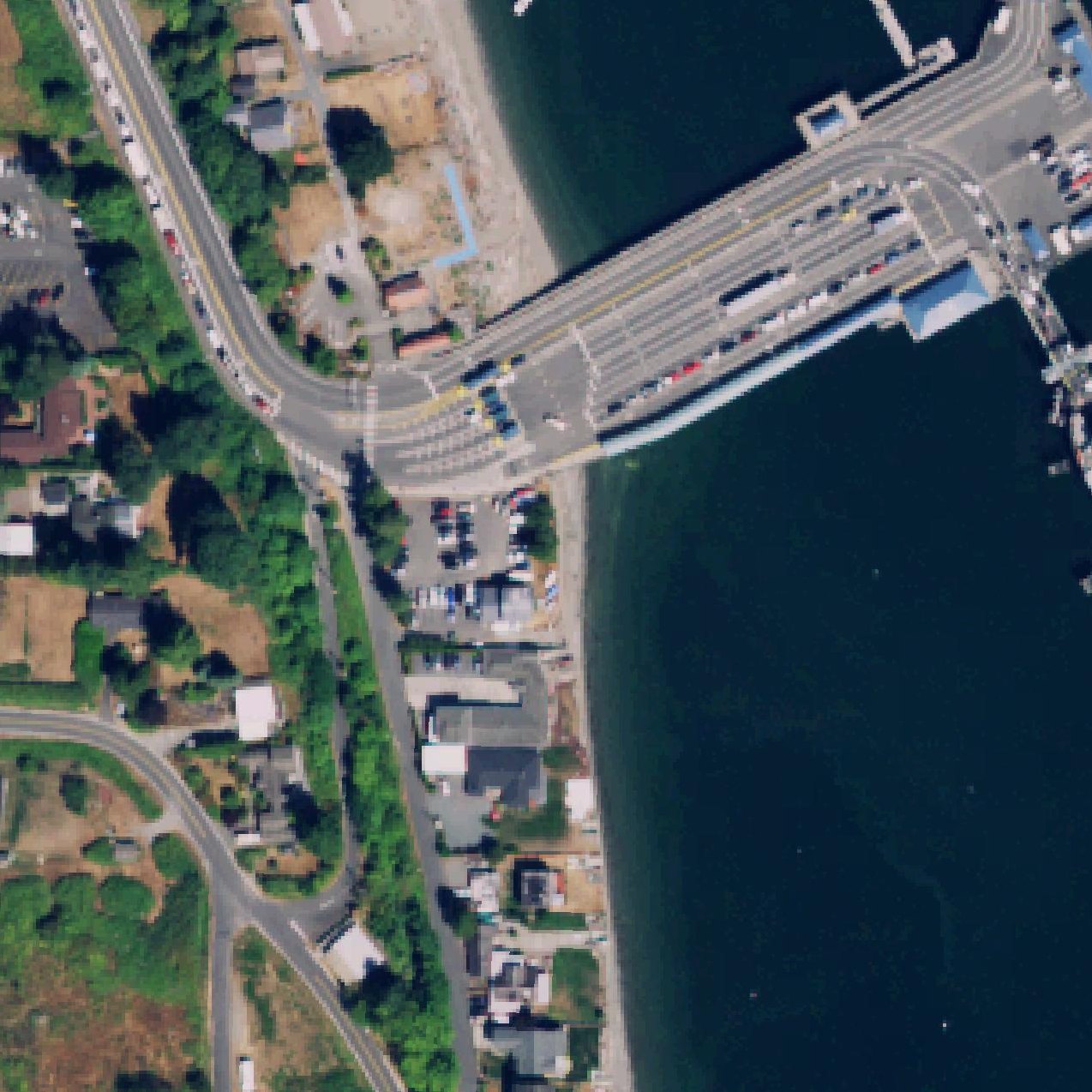 Aerial map of Clinton Beach Park