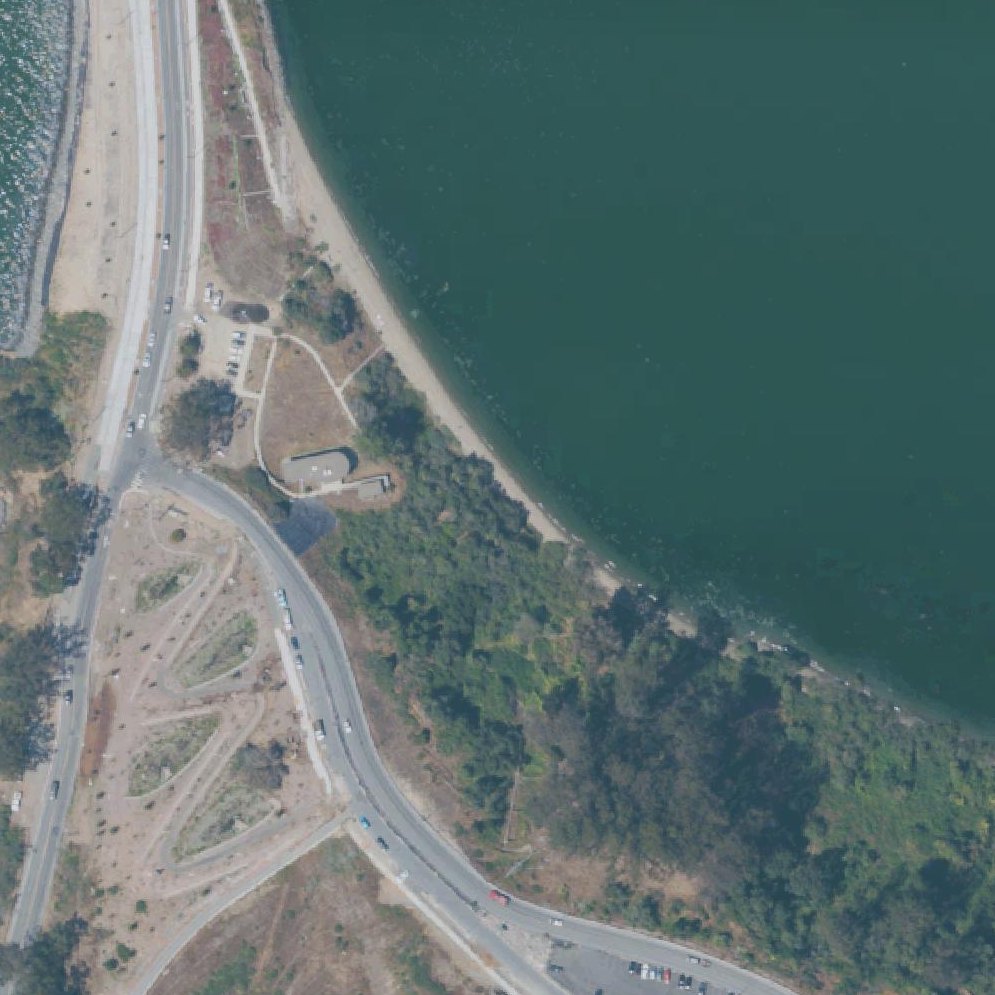Aerial map of Clipper Cove Beach