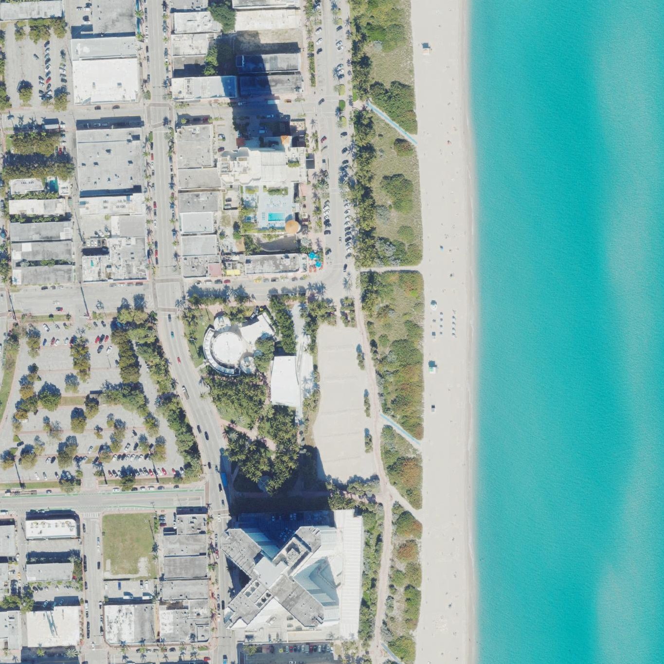 Aerial map of Close Beach