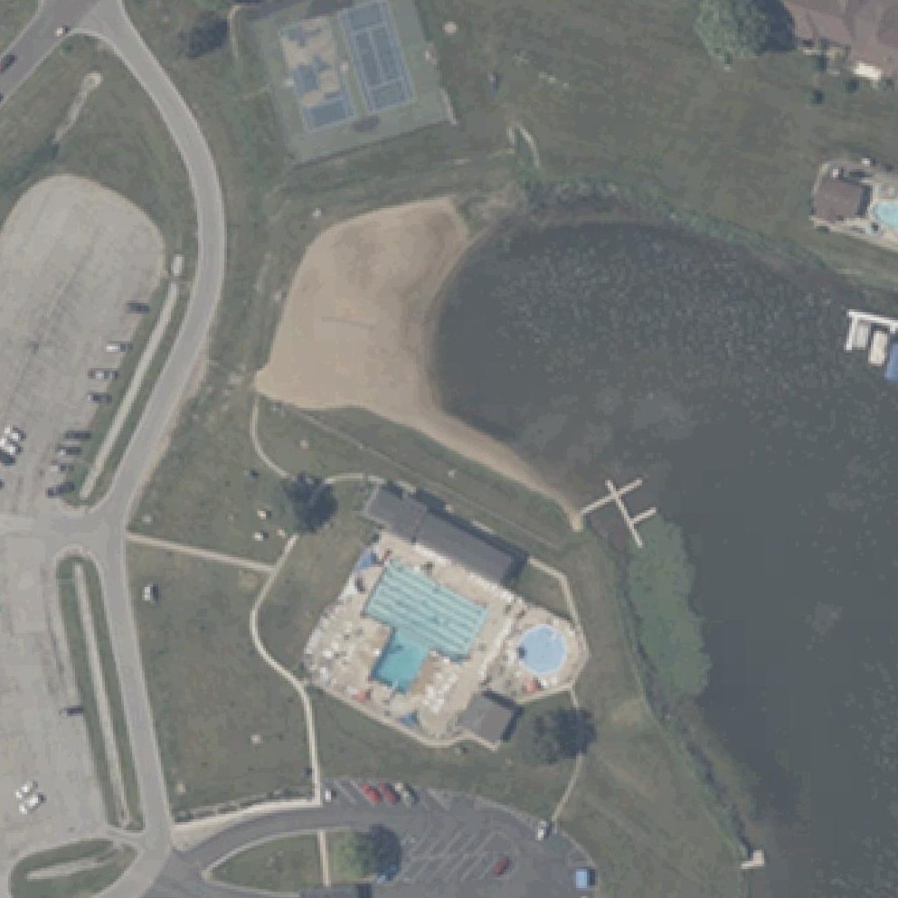 Aerial map of Clubhouse Beach