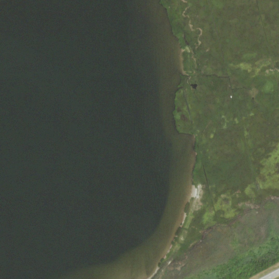 Aerial map of Coast Guard Cove