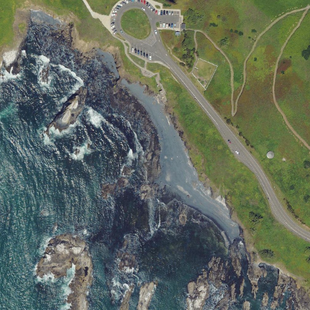 Aerial map of Cobble Beach