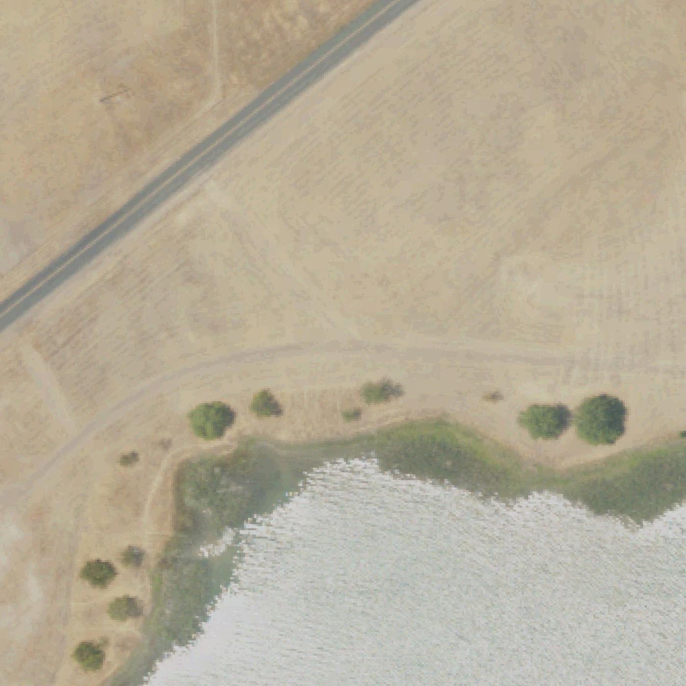 Aerial map of Cocklebur Beach
