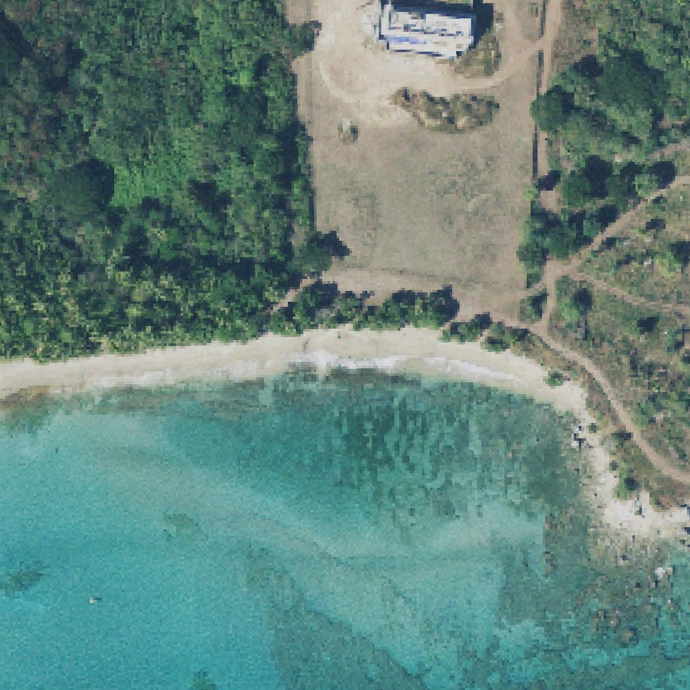 Aerial map of Coconut Beach