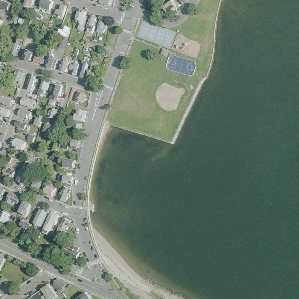 Aerial map of Collins Cove Park
