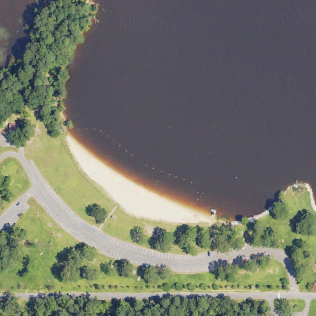 Aerial map of Collinsville Beach