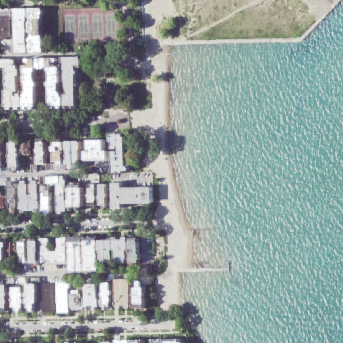 Aerial map of Columbia Beach