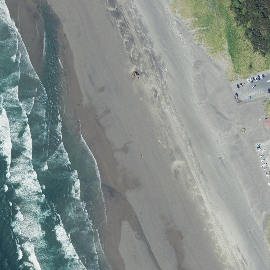 Aerial map of Columbia Beach