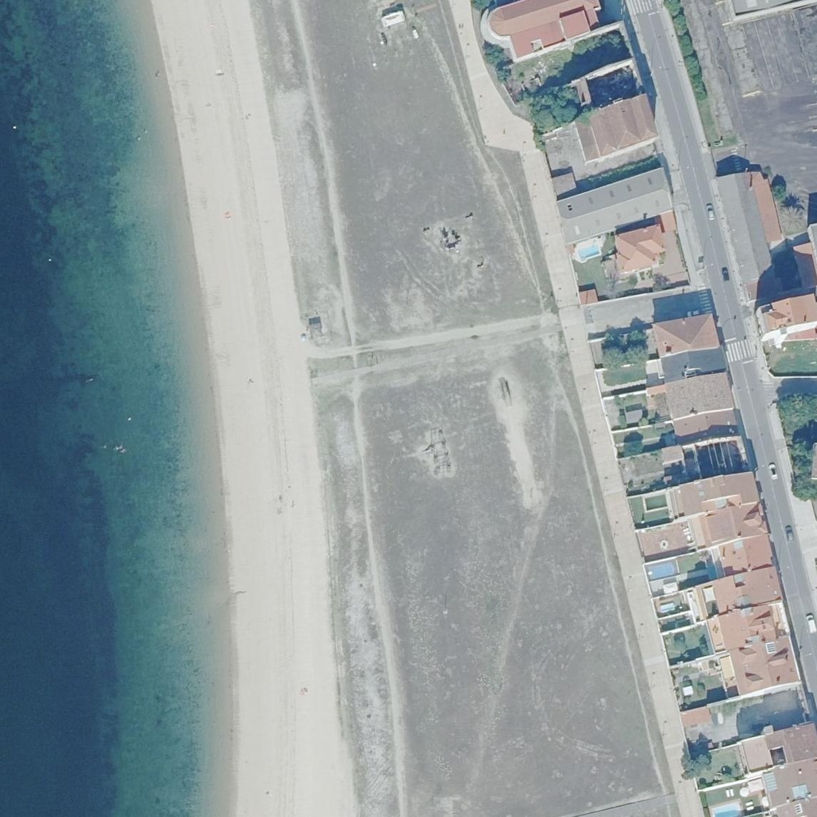 Aerial map of Compostela