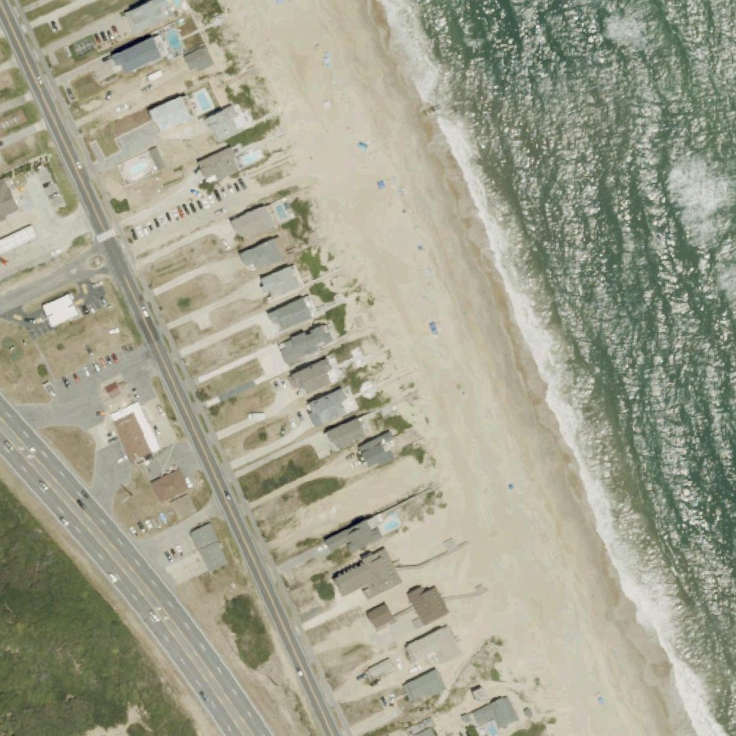 Aerial map of Conch Street Public Beach Access